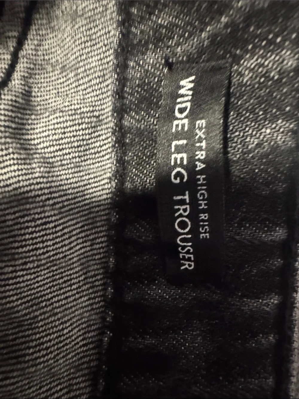 White House Black Market Black Pinstripe Corduroy Wide Leg Jeans